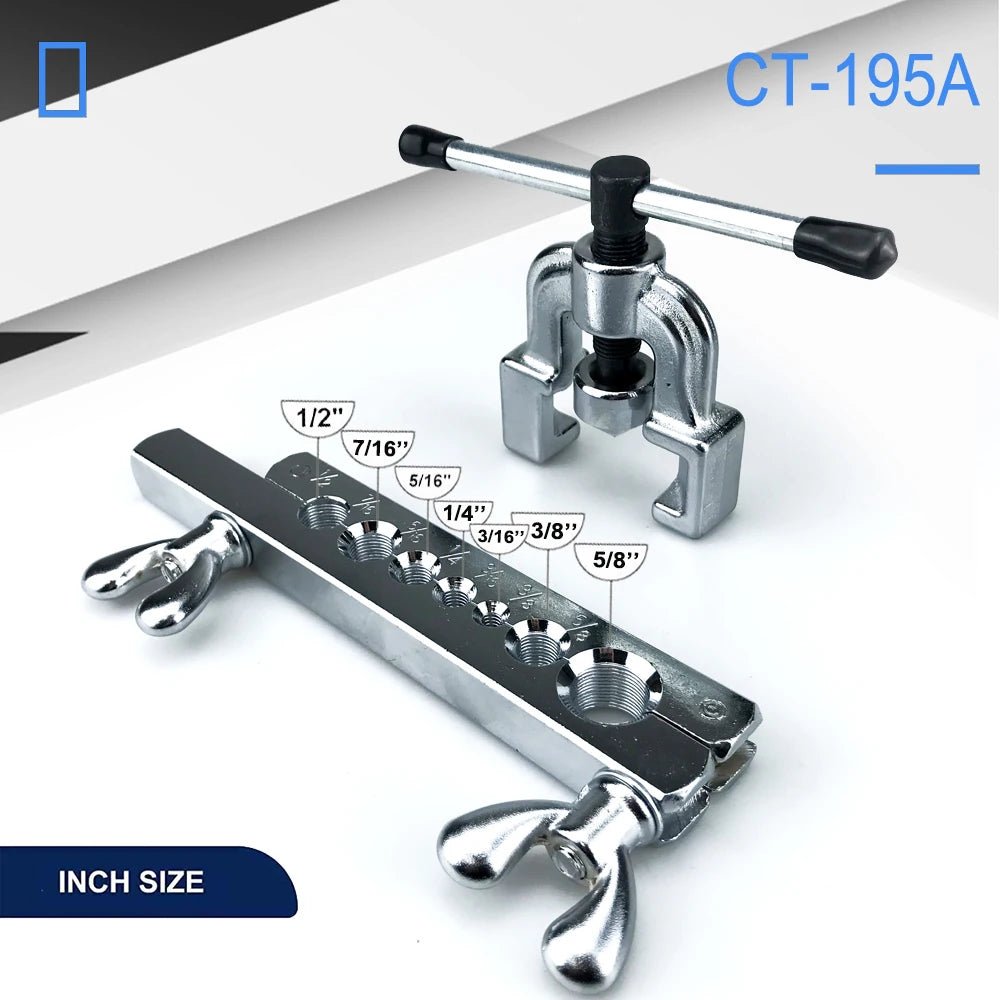 Kit d'outils d'évasement à 45 degrés pour tubes en cuivre, utilisé pour aléser les tubes en cuivre et autres tuyaux 