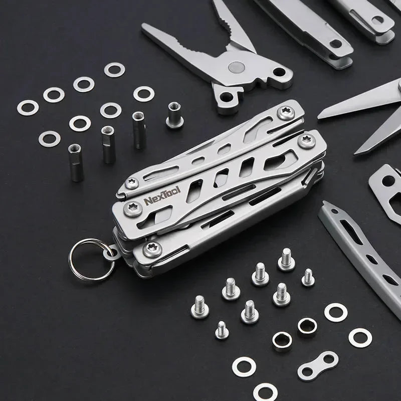 NexTool Mini Flagship 10 IN 1 Multifunktions-EDC-Klapphandwerkzeuge Taschenzange Schraubendreher Flaschenöffner Outdoor-Multitool 