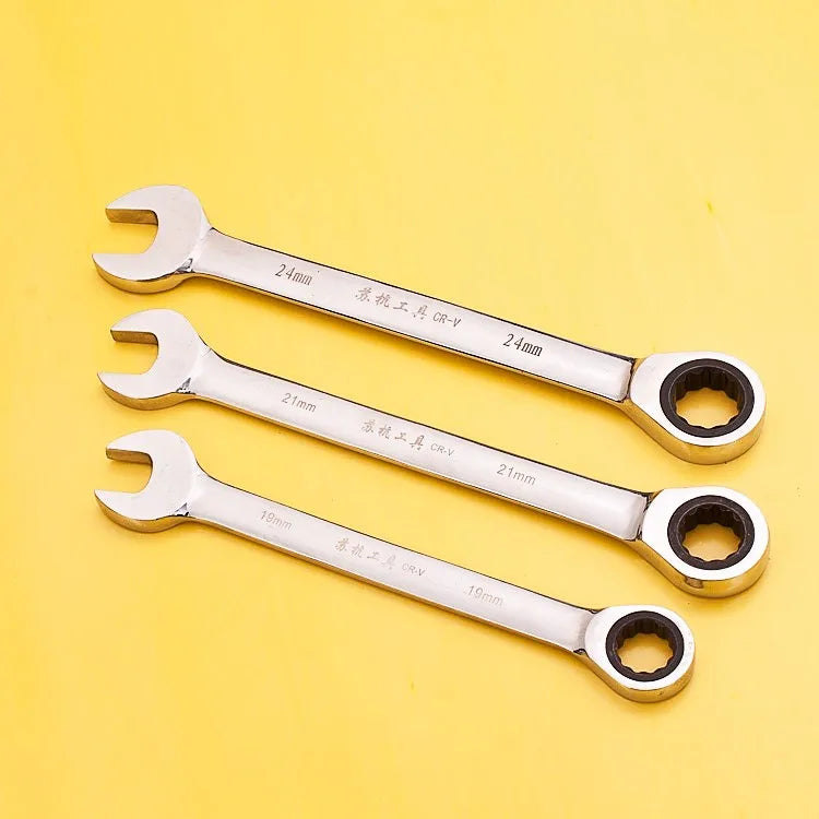 Ratchet Combination Metric Wrench Set Hand Tools Torque Gear Socket Nut Tools a set of key