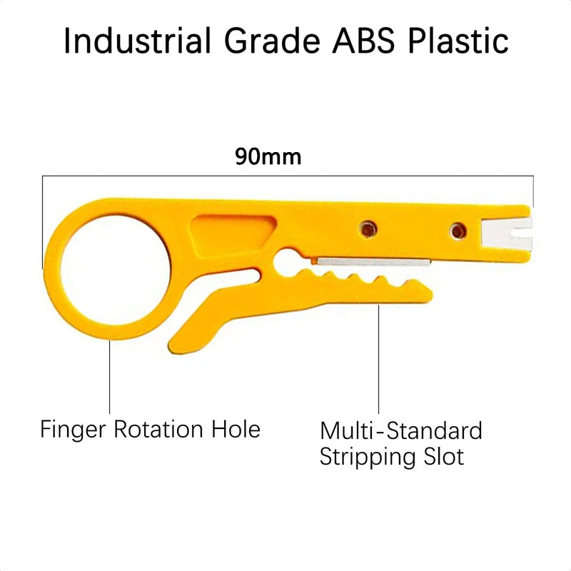 1PC Abisolierzange Messer Crimper Zange Crimpen Werkzeug Kabel Abisolieren Draht Cutter Multi Werkzeuge Cut Linie Multifunktionale Hand Werkzeuge