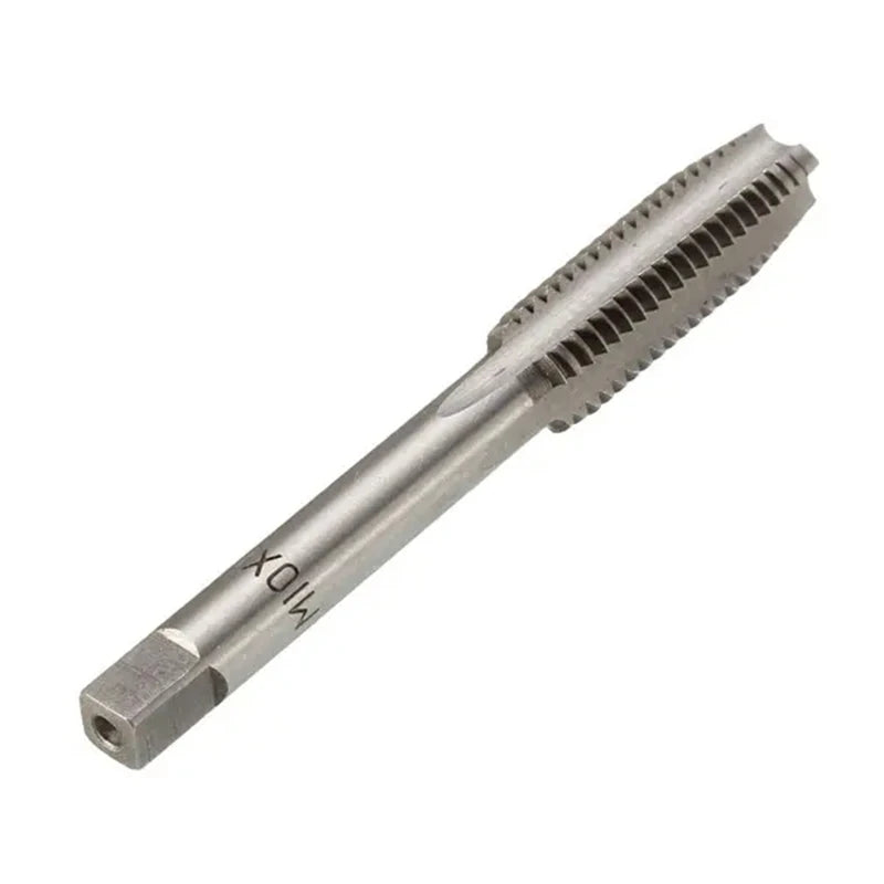 7Pcs M3-M12 HSS Metric Right Hand Machine Straight Fluted Screw Thread Tap Set Metric Plug Tap Drill Bits Set Hand Tools