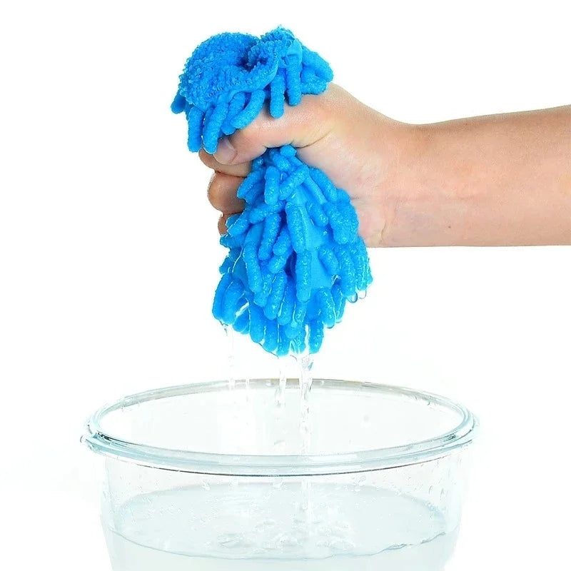 1/3/5pcs Microfiber Car Wash Gloves Auto Gloves Ultra Absorbent Wash Car Sponge Scratch Free Microfiber Car Cleaning Tool