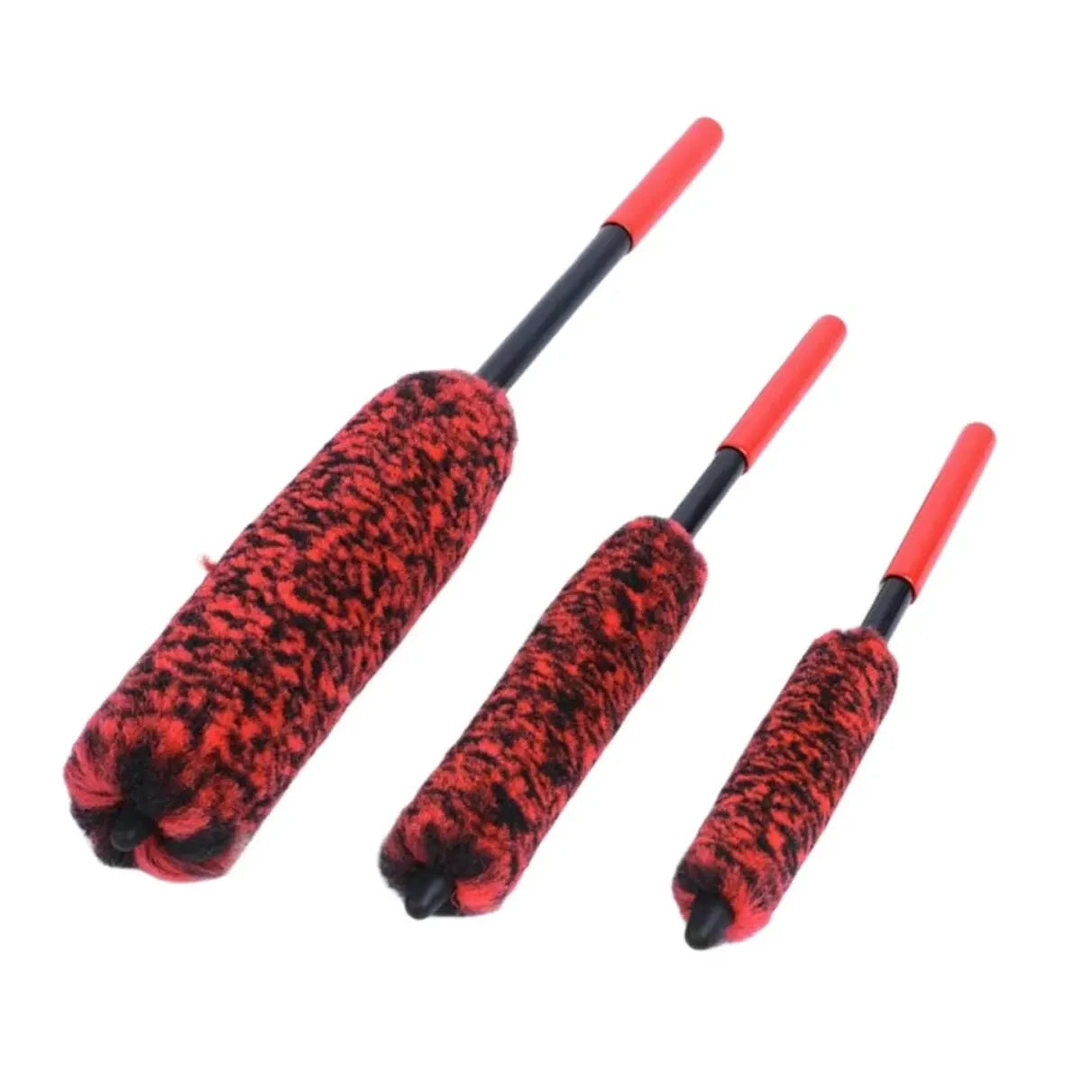 Auto Wheel Detailing Brush Bendable Wheel Woolies Car Cleaning Tools for Car Rim Tire Washing Easily Clean Hard-To-Reach Areas