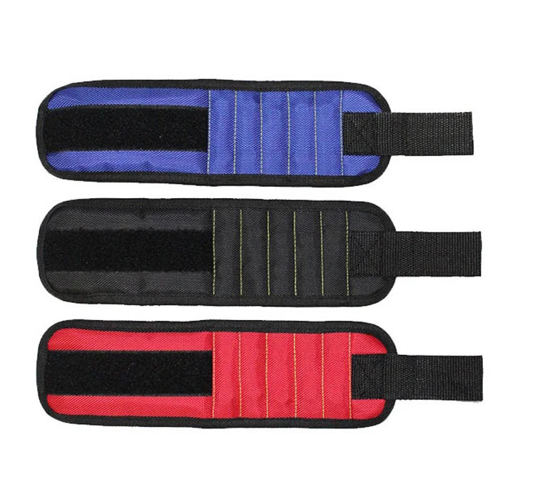 Magnetic Wristband for Holding Screws,Nails,Drilling Bits,Wrist Tool Holder Belts with Strong Magnets,five Rows of Ten Magnets