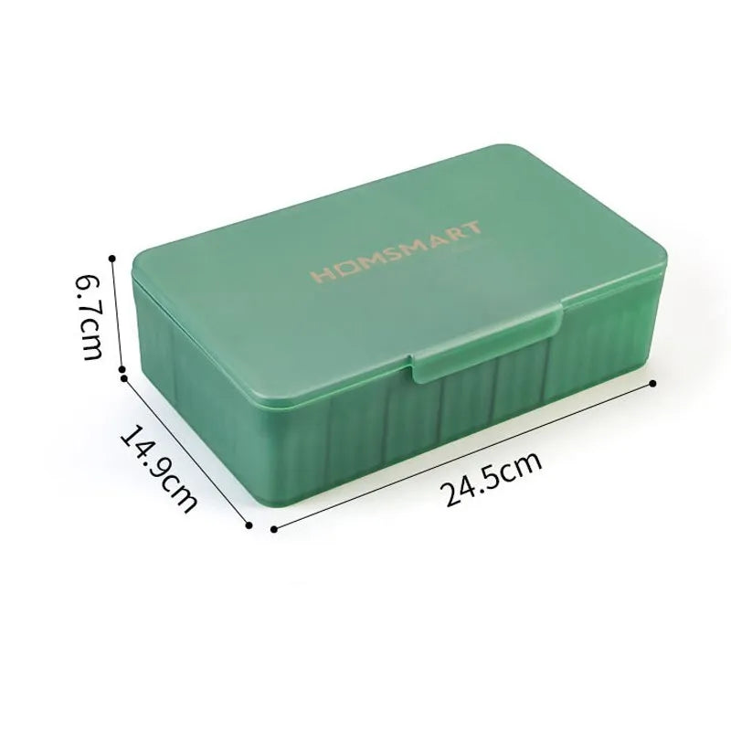 Double Cover Cable Storage Box PP Material Data Line Storage Desktop Cable Collect Box Dustproof Power Box Wire Cable Organizer