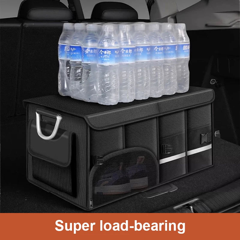 SEAMETAL Large Capacity Car Trunk Organizer 36L/72L/110L Foldable Car Storage Box Waterproof Storage Bag for Fishing Camping