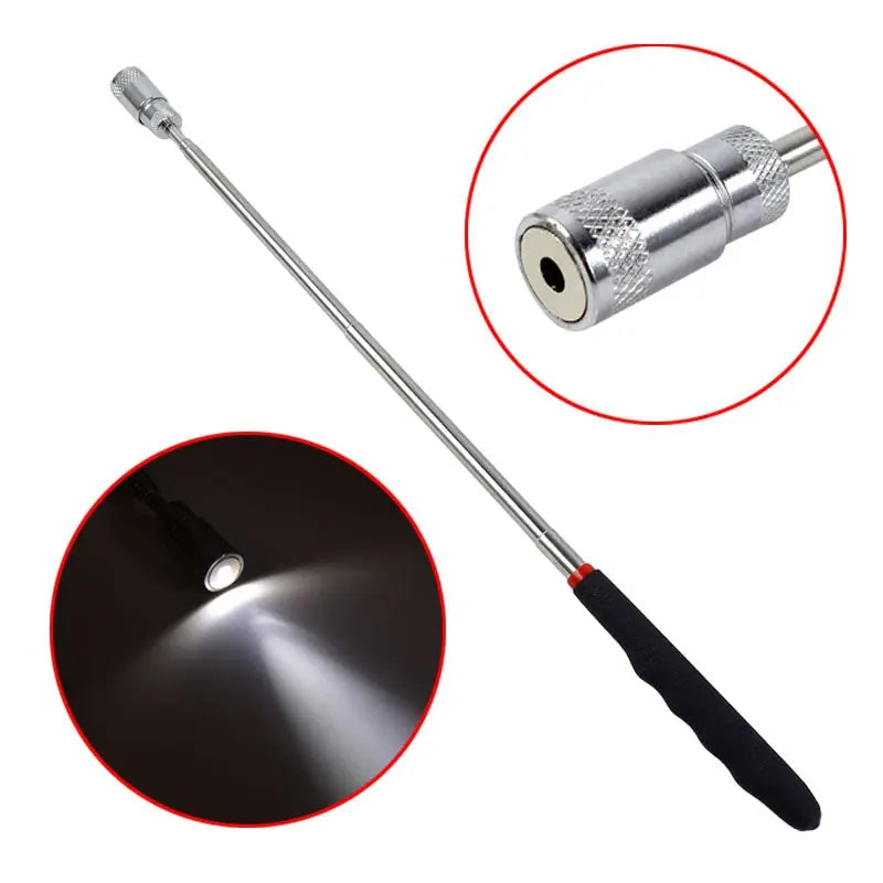 Telescopic Magnetic Pen 1pc 8lb Handy Tool Magnet Capacity for Picking Up Nut Bolt Adjustable Pickup Rod Stick