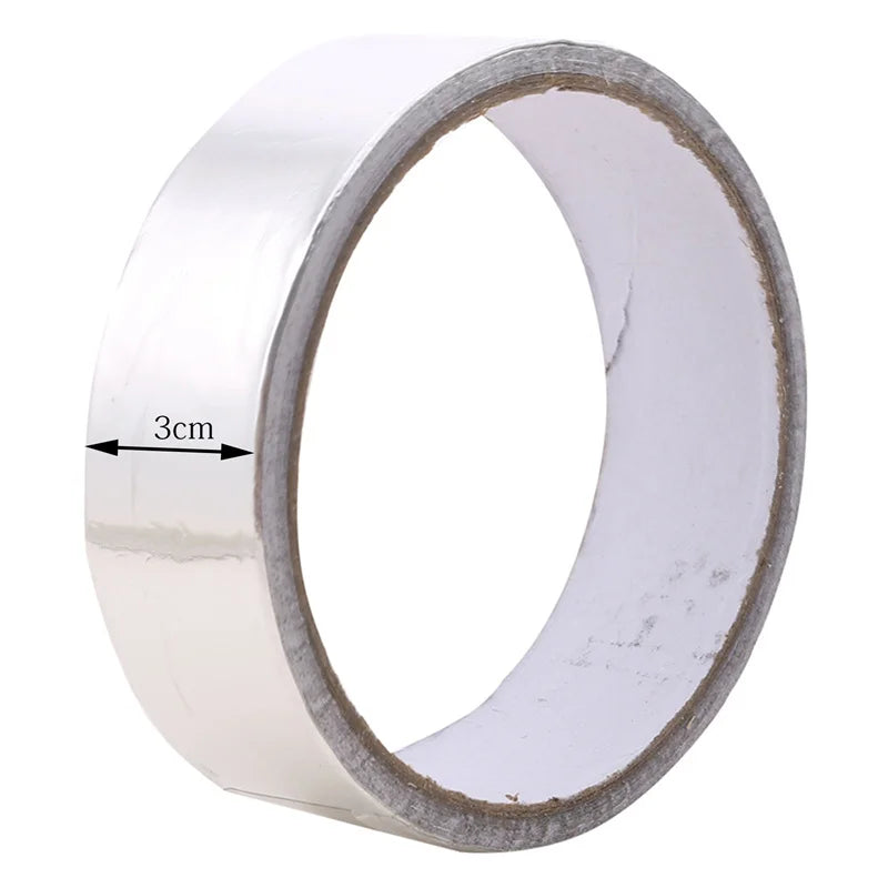 High Temperature Resistance Aluminum Foil Tape Kitchen Pipe Repair Tape Adhesive Sealing Foil Heat Insulation Leak Proof Tape