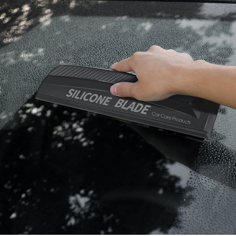 Non-Scratch Soft Silicone Handy Squeegee Car wrap tools Water Window Wiper Drying Blade Clean Scraping Film Scraper  Accessories