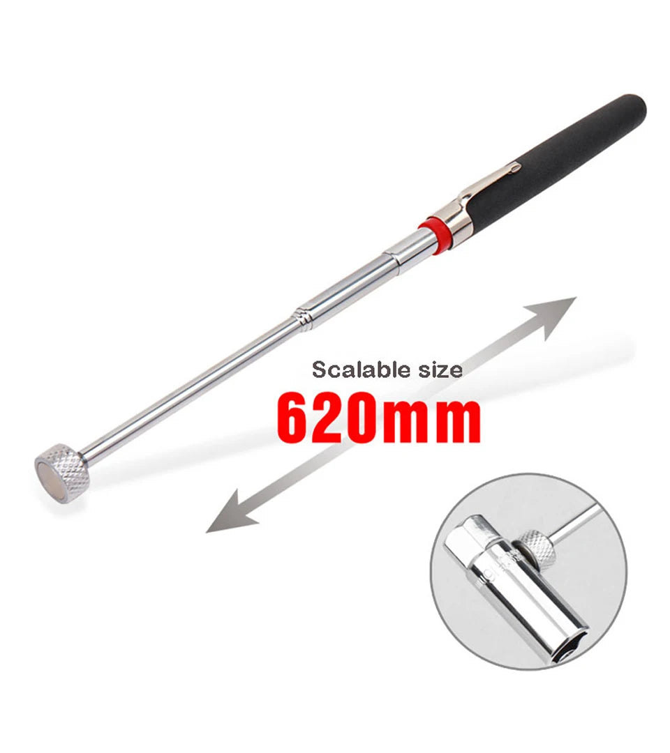 Magnetic Pickup Tool Telescopic Adjustable Magnetic Pick-Up Tool Grip Extendable Magnet Stick Handy Tool for Picking Up Nut Bolt