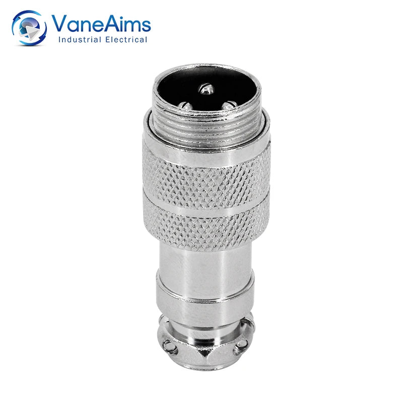 Connector GX16 small metal aviation socket 2/3/4/5/6/7pin electric cable terminal fixed type and butt mobile type Female&male