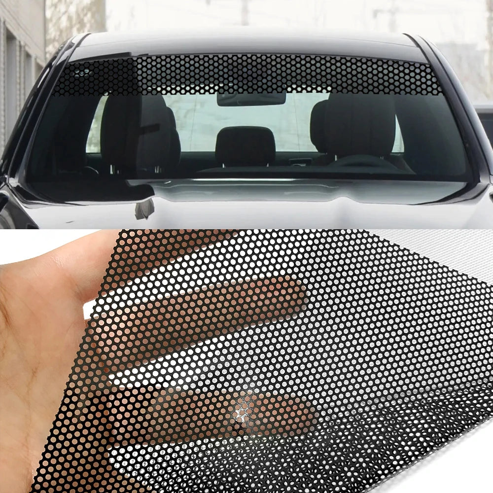 Car Sunshade Stickers Auto Front Windshield 3D Vinyl Film Rear Gear Sunshade Decorative Decals Stickers Cars Decorative Stickers