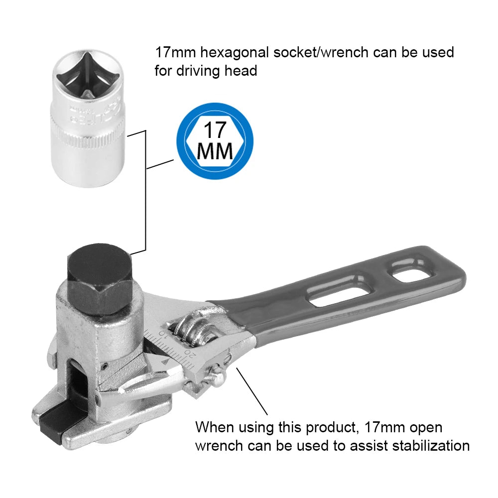 Hydraulic Shock Absorber Removal Tool Claw Ball Head Swing Arm Suspension Separator Labor Saving Disassembly Kit Car Accessories