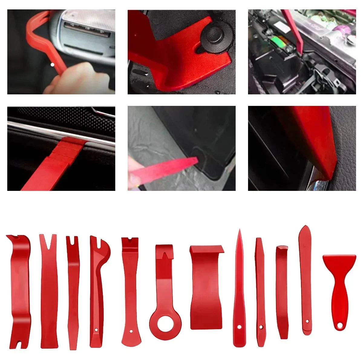 Car Tools Car Interior Disassembly Kit Panel Trim Removal Tool Car Plastic Dismantlers Hand Complete Case Tool