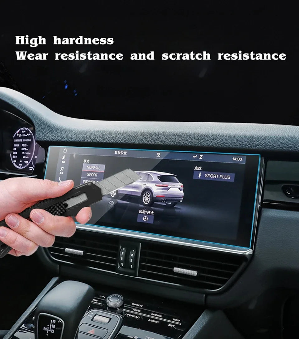 229*129*217mm For 9 10 Inch Radio Stereo DVD Touch Full LCD Screen For TEYES CC2 CC3 Car Tempered Glass Protective Film Sticker