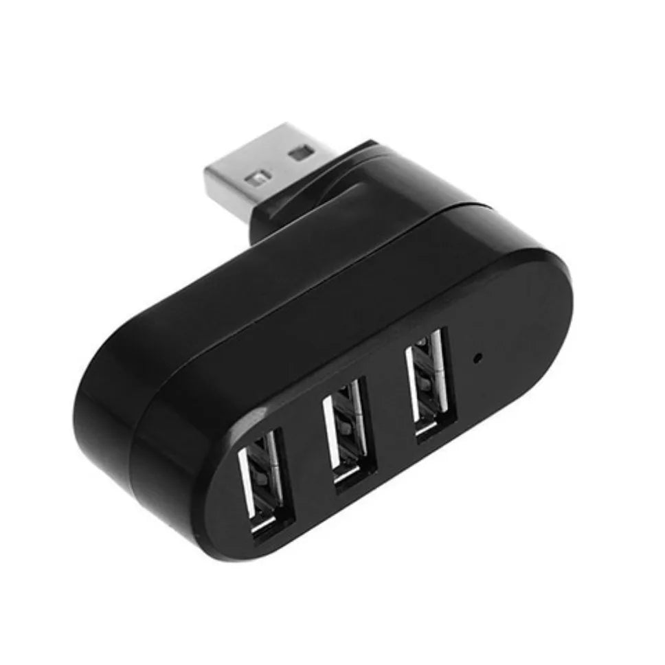 Hub USB 2.0 Hub USB 2.0 Multi USB Splitter Hub Rotatif 3 Ports Multiple Expander Splitter Mini USB 2.0 Hub Accessoires Informatiques 