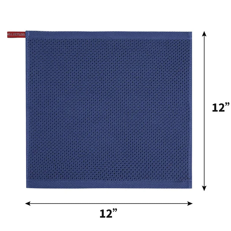 Baumwolltuch, weich, saugfähig, Geschirrtuch, Küchentuch, Wabenmuster, atmungsaktiv, Gesichtswaschtuch, Haushaltsreinigungstuch, Waschlappen 