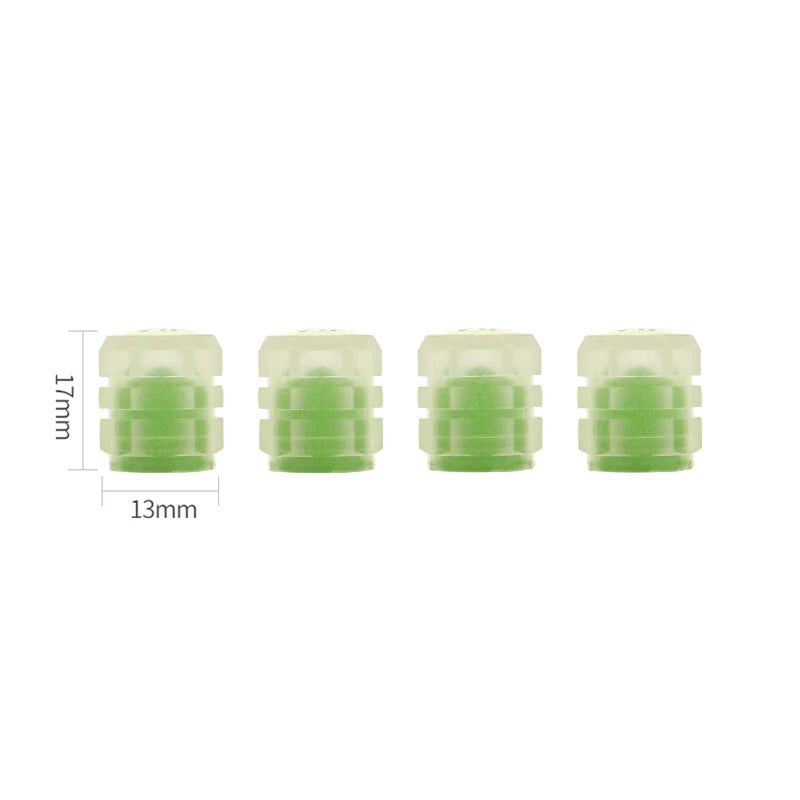 4Pcs Luminous Motorcycle Bicycle Car Tire Valve Caps Wheel Dust Cover For Mercedes Benz AMG Smart W108 W124 W126 W140 W168 W169