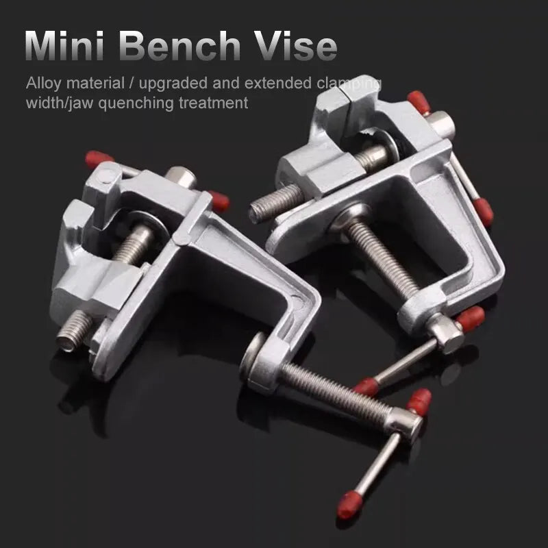 35MM Aluminium Alloy Table Bench Clamp Vise Multi-functional Bench Vise Table Screw Vise for DIY Craft Mold Fixed Repair Tool - ToolFlx