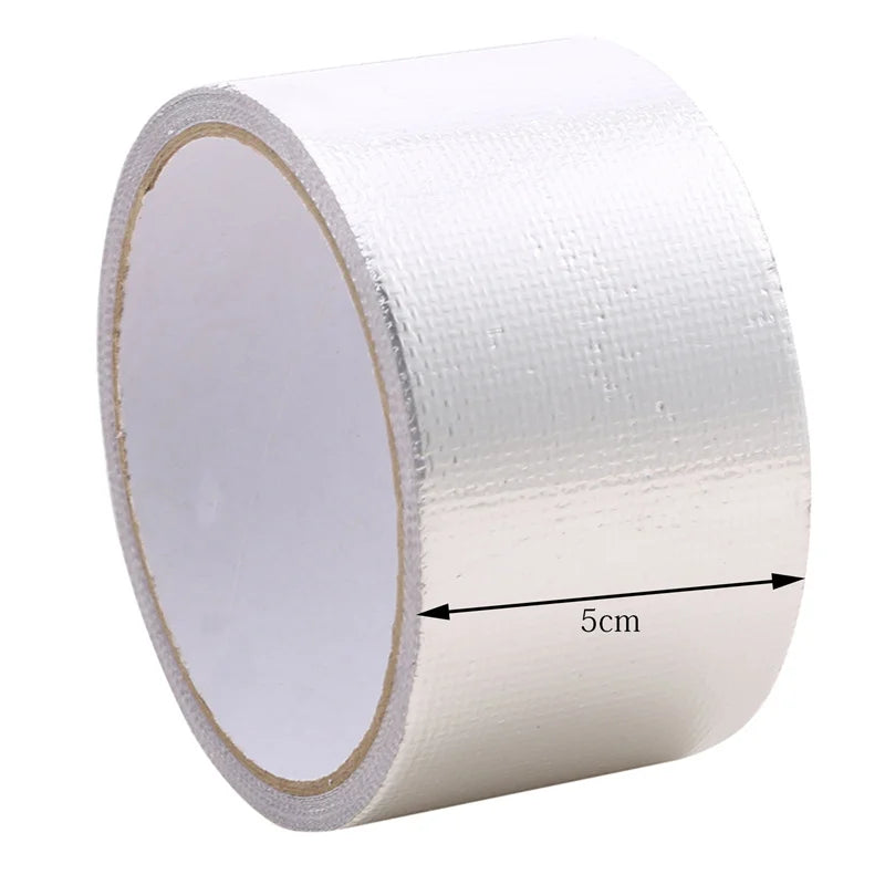 High Temperature Resistance Aluminum Foil Tape Kitchen Pipe Repair Tape Adhesive Sealing Foil Heat Insulation Leak Proof Tape