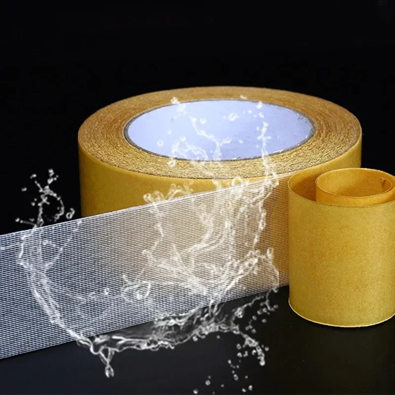 5M Double Sided Mesh Tapes Waterproof Traceless Cloth Base Mesh Tapes High Viscosity Carpet Adhesive Tape Strong Sticky Strips