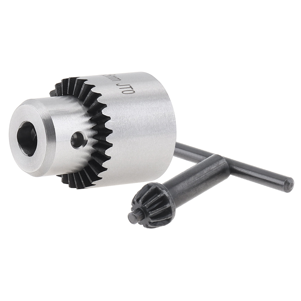 Drill Chuck 0.3-6.5mm JT0 Mini Drill Chuck Taper Mounted Micro Motor Drill Chuck With Chuck Key Lathe Machine Tool Accessories