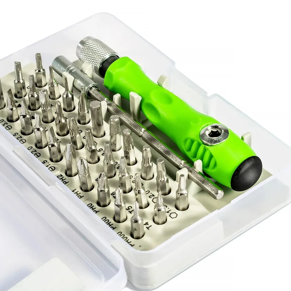 Small Screwdriver Set,30 Mini Magnetic Precision Screwdriver Drill Set (Star, Y, Club, Triangle, Cross, Slotted, U, Hexagonal He