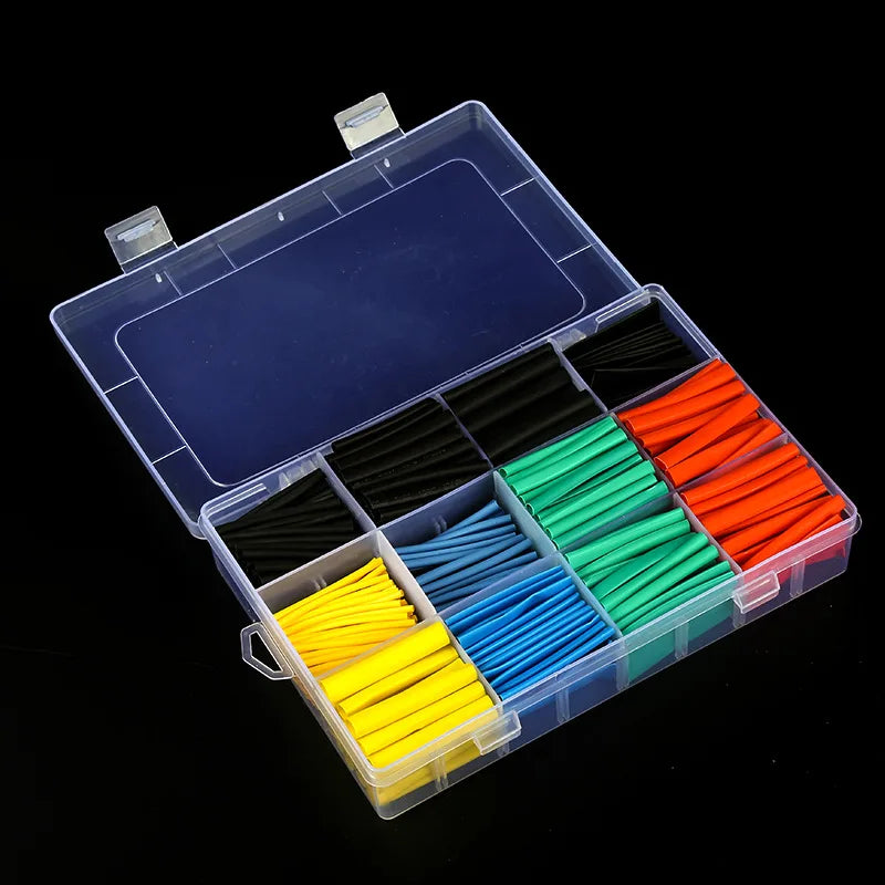 Heat-shrink Tubing Thermoresistant Tube Heat Shrink Wrapping Kit Electrical Connection Wire Cable Insulation Sleeved Protecter