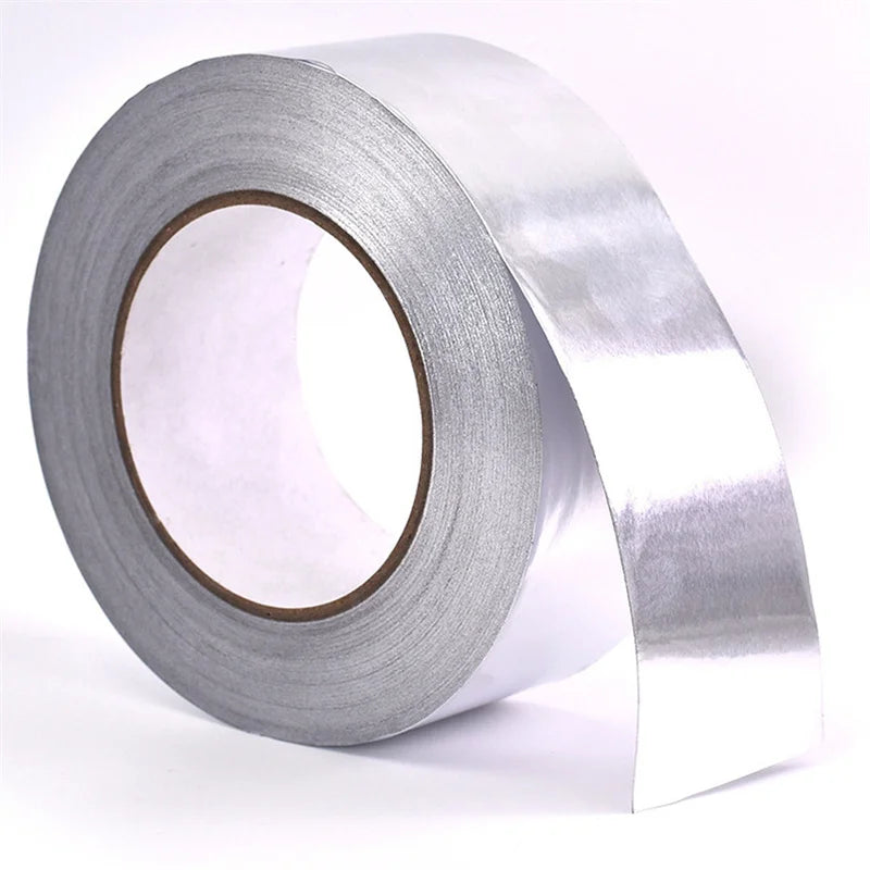 High Temperature Resistance Aluminum Foil Tape Kitchen Pipe Repair Tape Adhesive Sealing Foil Heat Insulation Leak Proof Tape