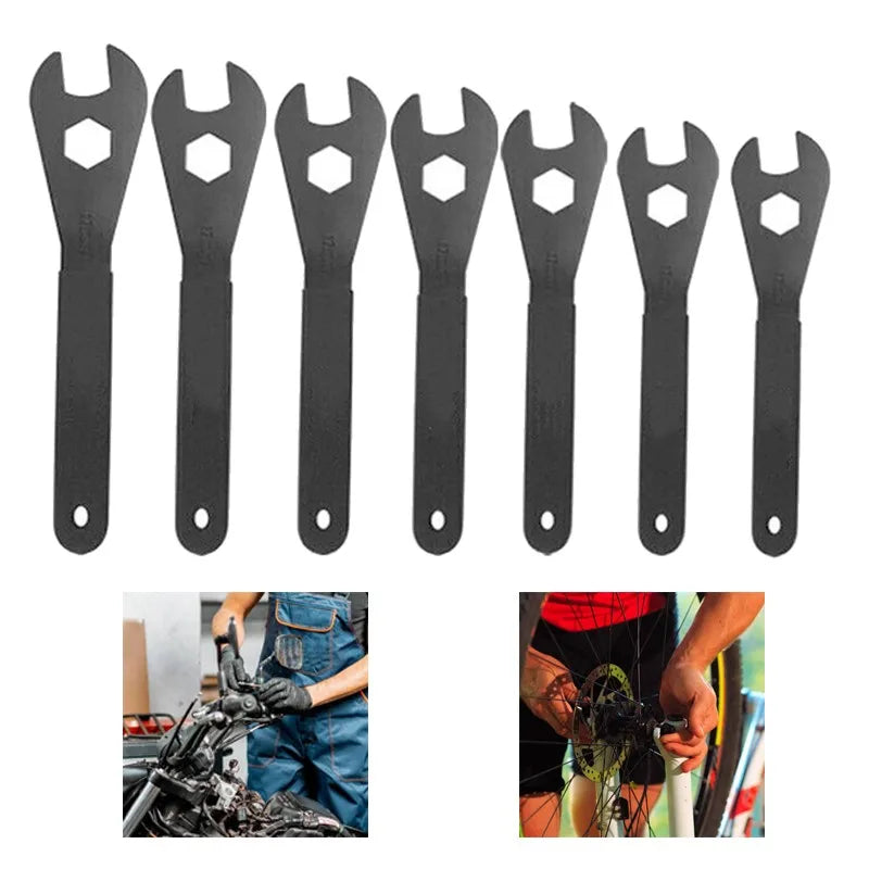 Hand tools Bicycle Tool Accessories  Bicycle Repair Wrench Bike Head Open Hub Cone Wheel Axle Pedal 13-19mm