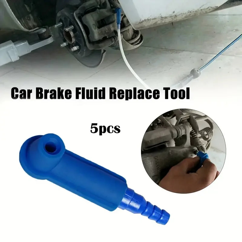 5 Pieces Brake Fluid Change Tool, Car Brake Fluid Change Tool, Pump Oil Bleed Replacement Air Kitswap Tool Connector