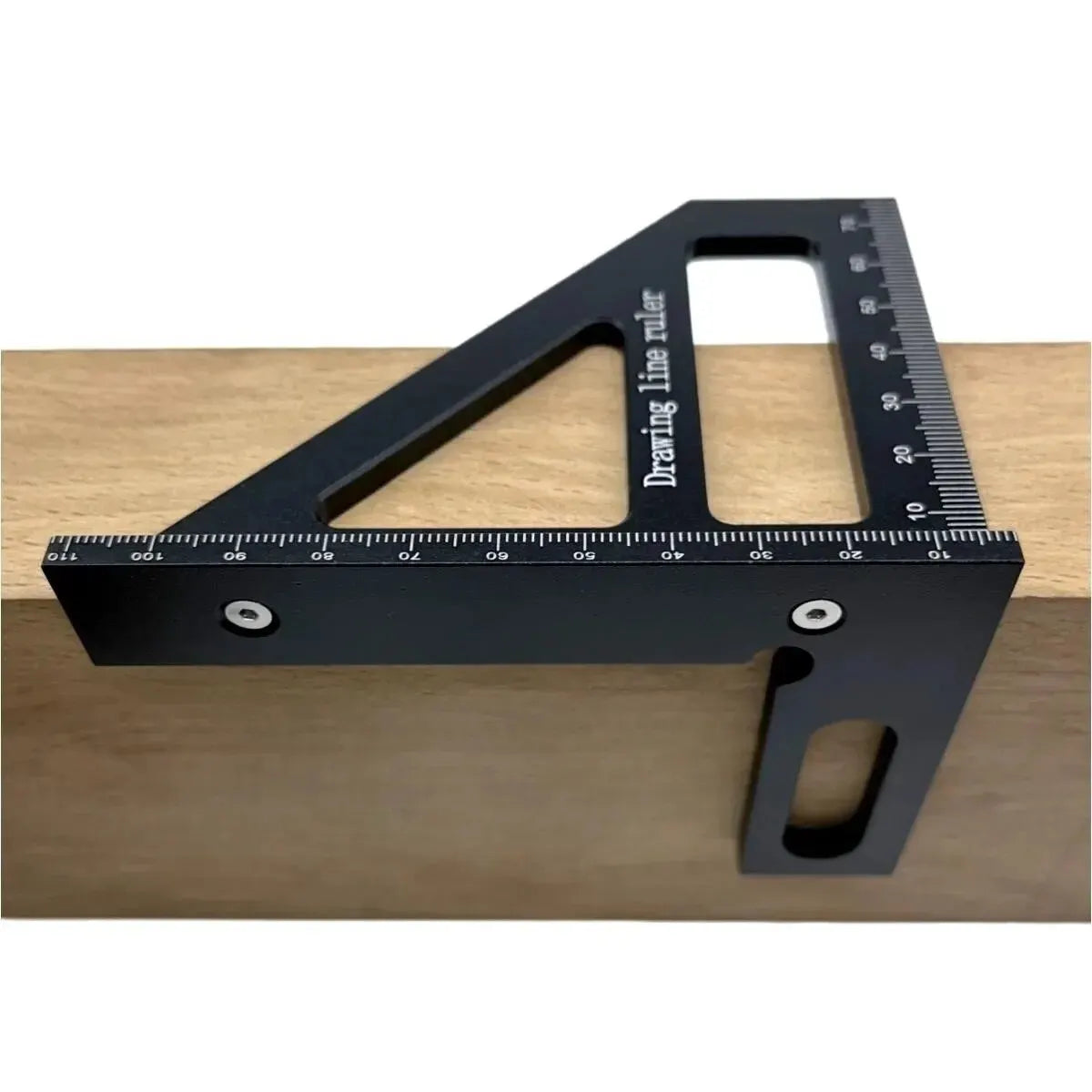 Woodworking Ruler Square Layout Miter Triangle Ruler 45 Degree 90 Degree Metric Gauge Fnicel Measure Tools Woodworking Tools