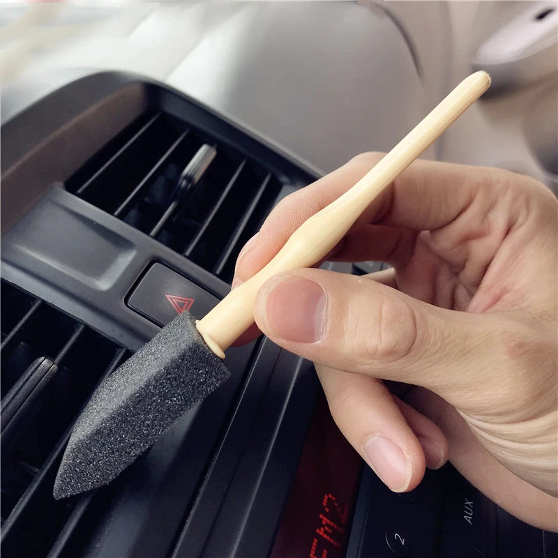 Car Air Conditioner Vent Cleaner Cleaning Brush Detailing Scrub Brush Outlet Wash Duster Dust Removal  Auto Interior Clean Tool