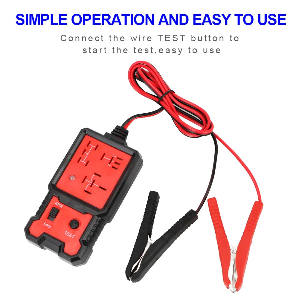 Car Accessories Car Battery Checker Universal 12V LED Indicator Light Car Relay Tester Automotive Electronic Relay Tester - ToolFlx