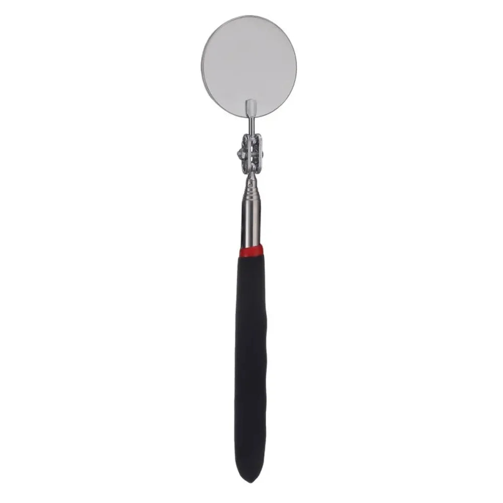 360° Inspection Mirror LED Light Telescoping Mirrors Extend Mechanic Tools Inspection Mirror Telescopic Handle Repairing Tools