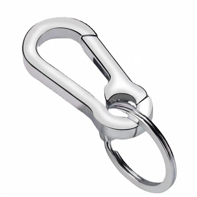 5 Stücke Kürbis Schnalle Schlüsselanhänger Kletterhaken Edelstahl Auto Starke Karabiner Form Schlüsselanhänger Zubehör Metall Schlüsselanhänger Ring 