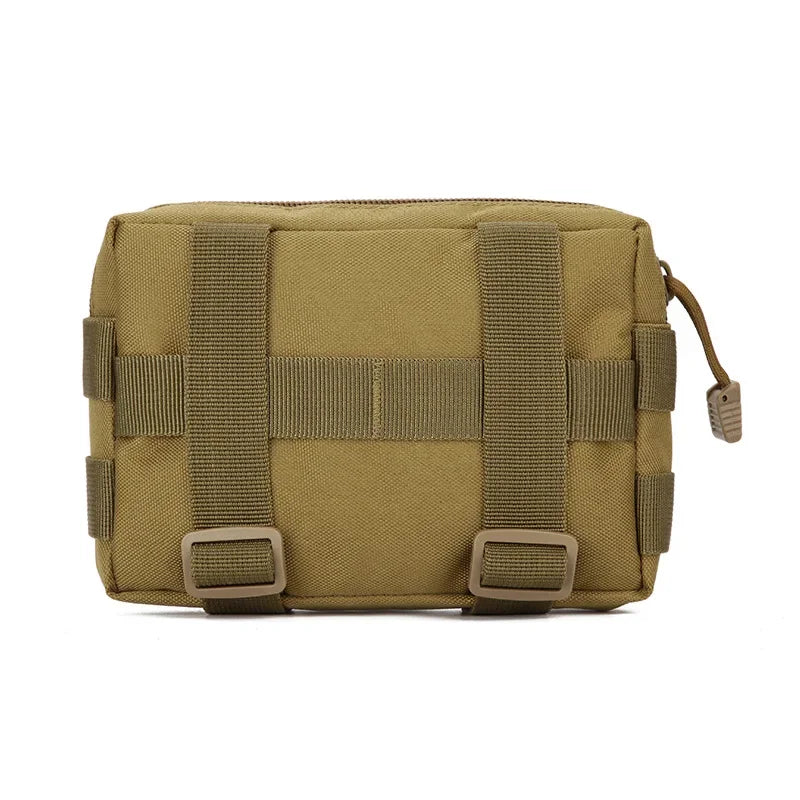 Sac banane tactique pour camping en plein air, porte-monnaie, porte-monnaie, sac à dos, sac pour téléphone, en nylon Molle, pour chasse 