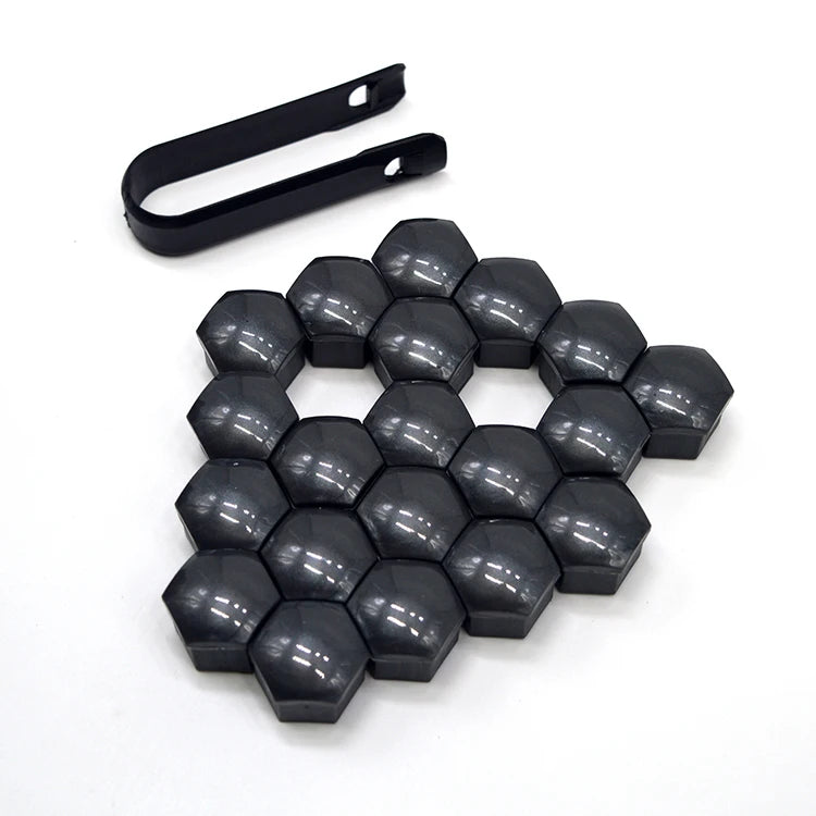 17/19/21mm 20Pcs Car Wheel Nut Caps Protection Covers Caps Anti-Rust Auto Hub Screw Cover Car Tyre Nut Bolt Exterior Decoration