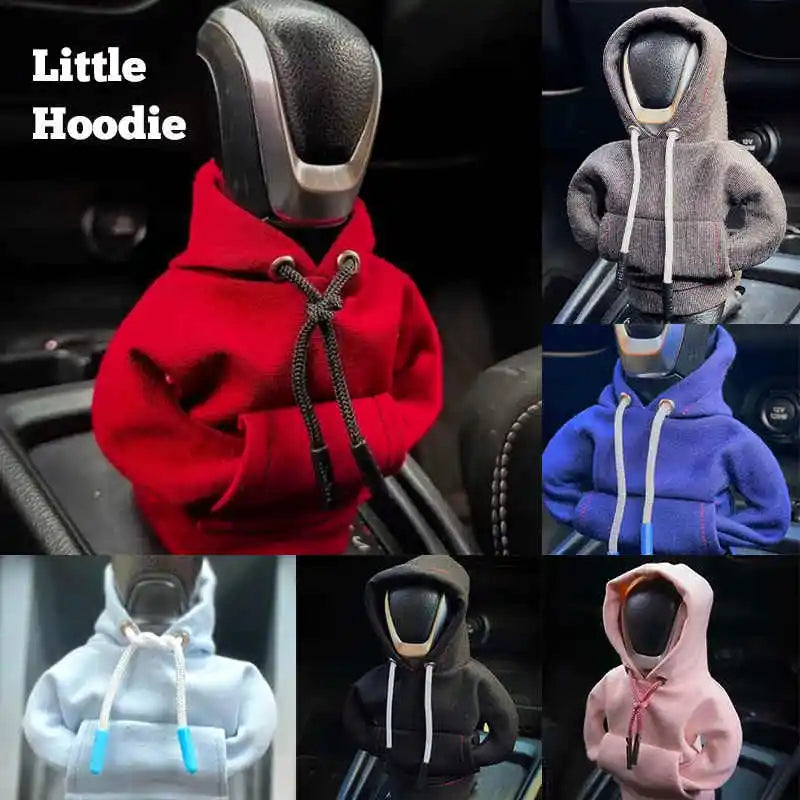 Gear Shift Knob Hoodie Poleron Change Speed Lever Sweatshirt Car Gear Shift Cover Hoodie Car Gearbox Hood For Car Gear Lever