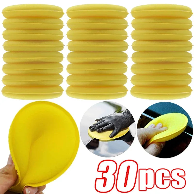 Car Waxing Foam Polish Sponges Applicator Detail Washing Pads Wax Soft Sponge Cleaning Accessories Dust Remove Car Cleaning Tool