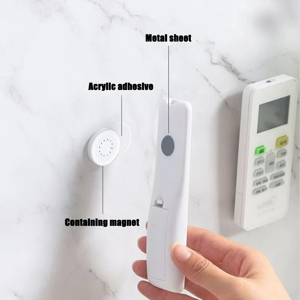 Strong Magnetic Hook Wall-mounted Anti-lost Magnet Remote Control Refrigerator Storage Rack Sticker Household Hooks Home Garden