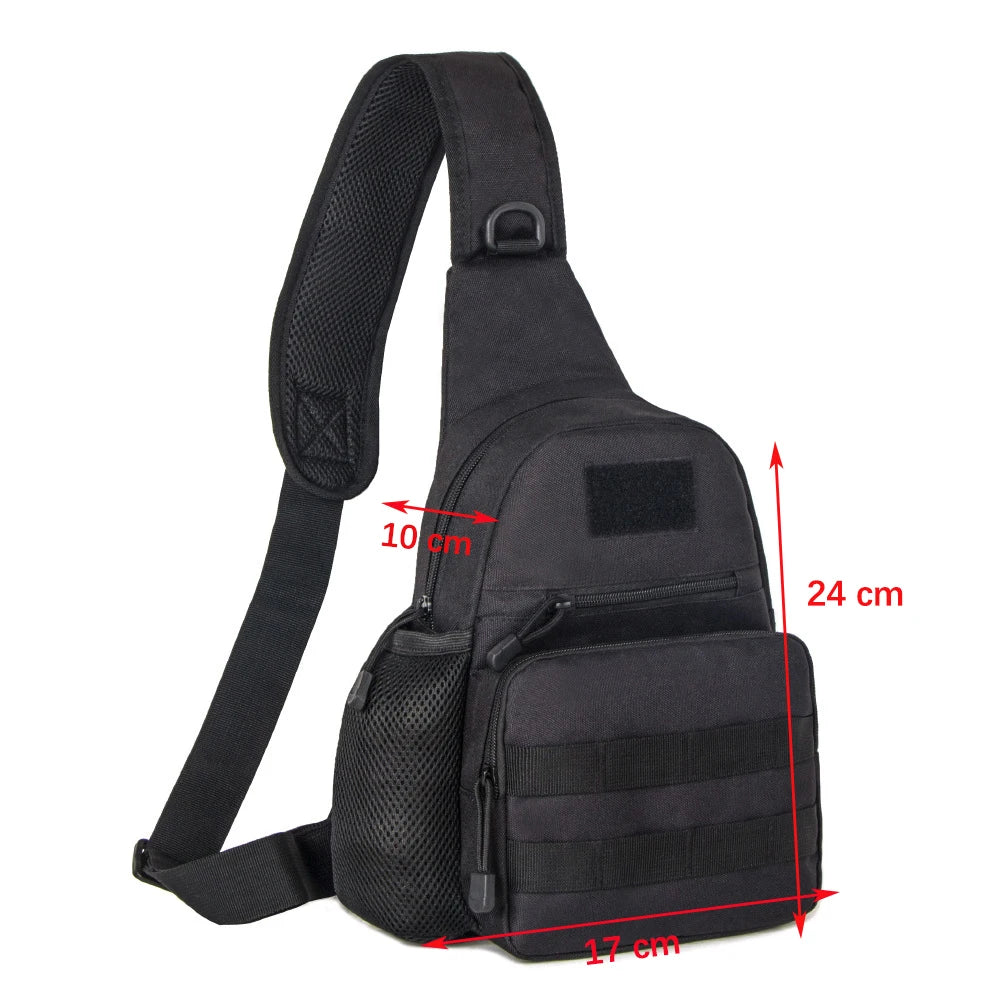 Outdoor Taktische Schulter Tasche Sling Sport Reise Brust Tasche Für Männer Frauen Jagd Camping Ausrüstung Angeln Molle Umhängetaschen 