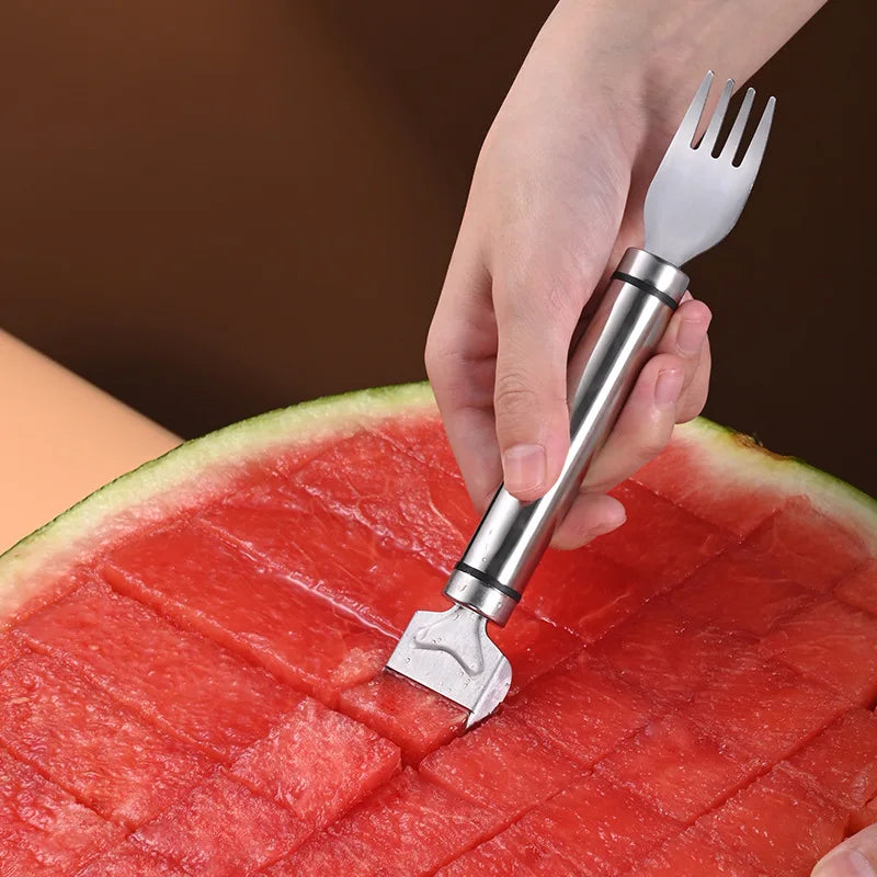 Stainless Steel Windmill Watermelon Cutter Artifact Salad Fruit Slicer Cutter Tool Watermelon Digger Kitchen Accessories Gadgets