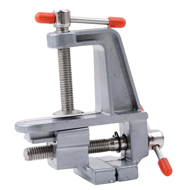 3.5" Aluminum Miniature Small Jewelers Hobby Clamp On Table Bench Vise Mini Tool Vice