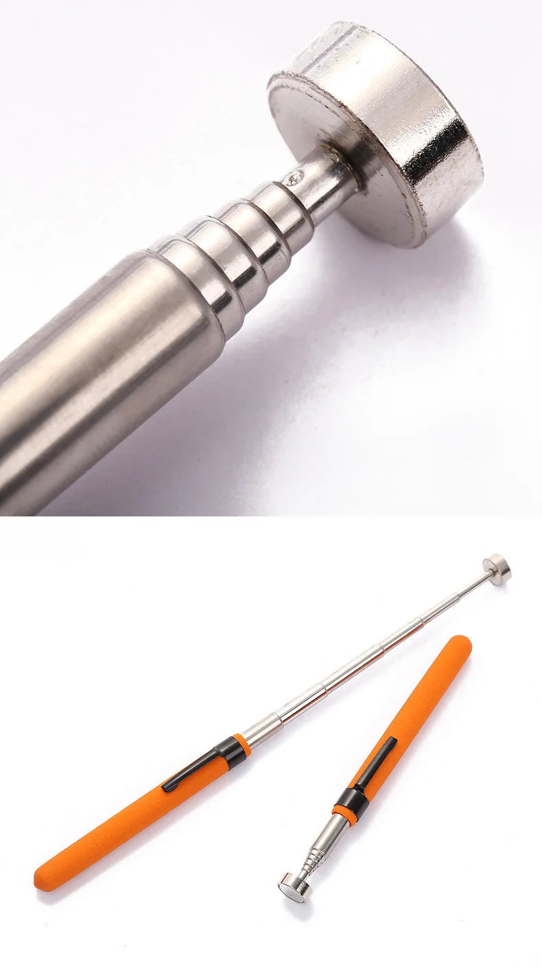 Telescopic Magnetic Pen 1pc 8lb Handy Tool Magnet Capacity for Picking Up Nut Bolt Adjustable Pickup Rod Stick