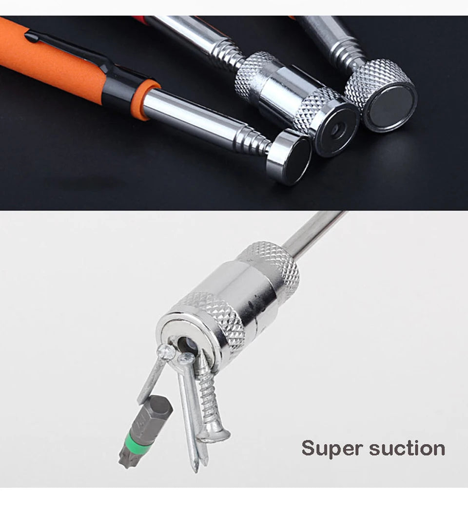 Magnetic Pickup Tool Telescopic Adjustable Magnetic Pick-Up Tool Grip Extendable Magnet Stick Handy Tool for Picking Up Nut Bolt - ToolFlx