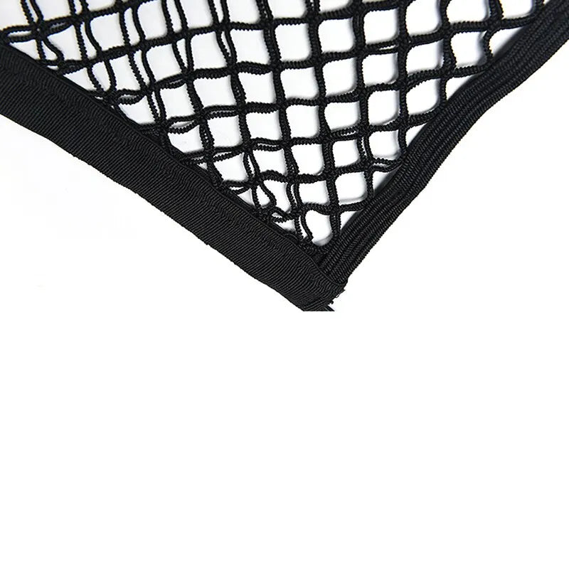 Car Storage Net Bag Between Seats Car Styling Storage Bag Elastic Mesh Net Organizer Auto Accessories