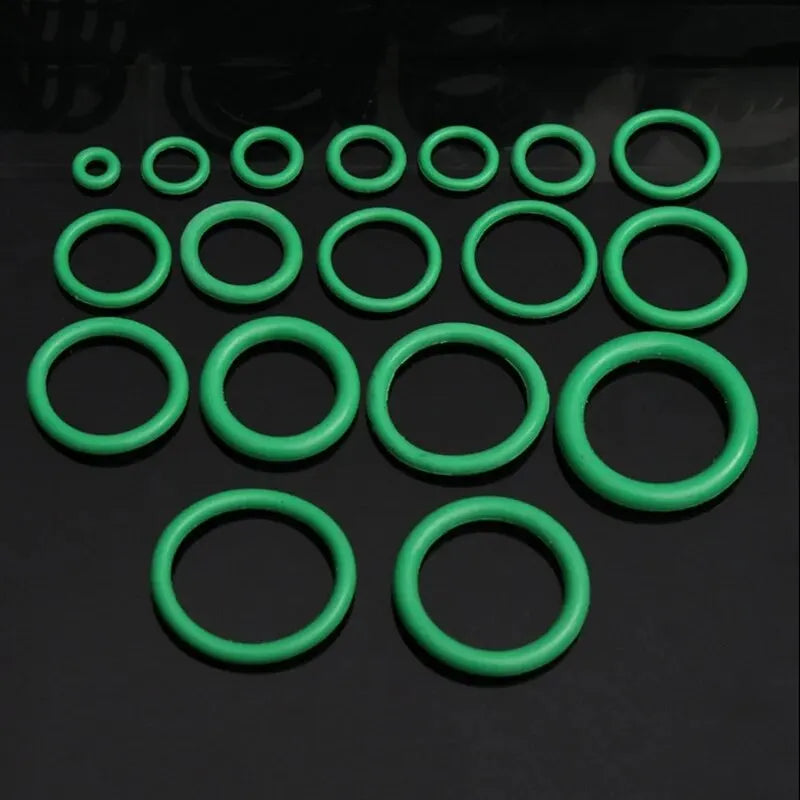 530Pcs O-Type Sealing Rubber Ring Automotive Air-Conditioning Compression Confidential Seal Maintenance Rubber Accessories