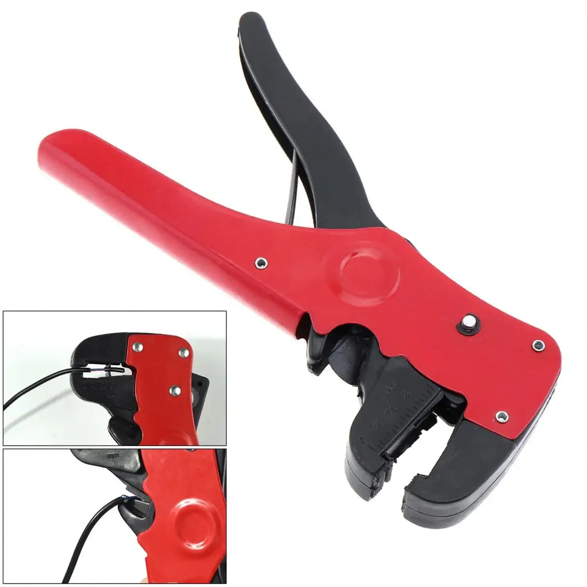 ZEXEF Plastic Steel Portable Multifunctional Duckbill Wire Stripper Reset Spring Cable Curler Cutter Utility Tool