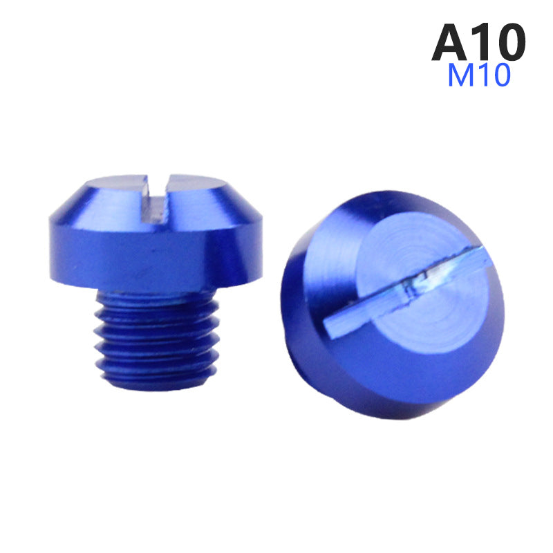 2Pcs Anti-Rust Motorcycle CNC Aluminum M8 M10 Rear view Mirror Hole Plugs Screws Rearview Mirror Holder Motorcycle Accessories